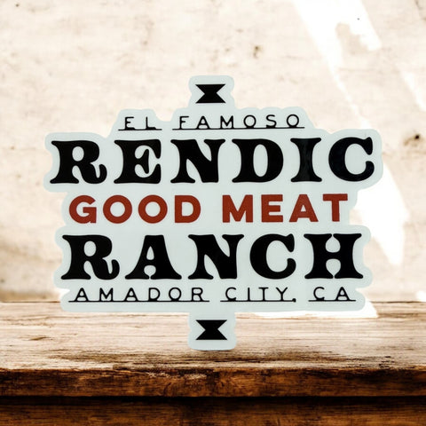 'El Famoso' Rendic Ranch Sticker